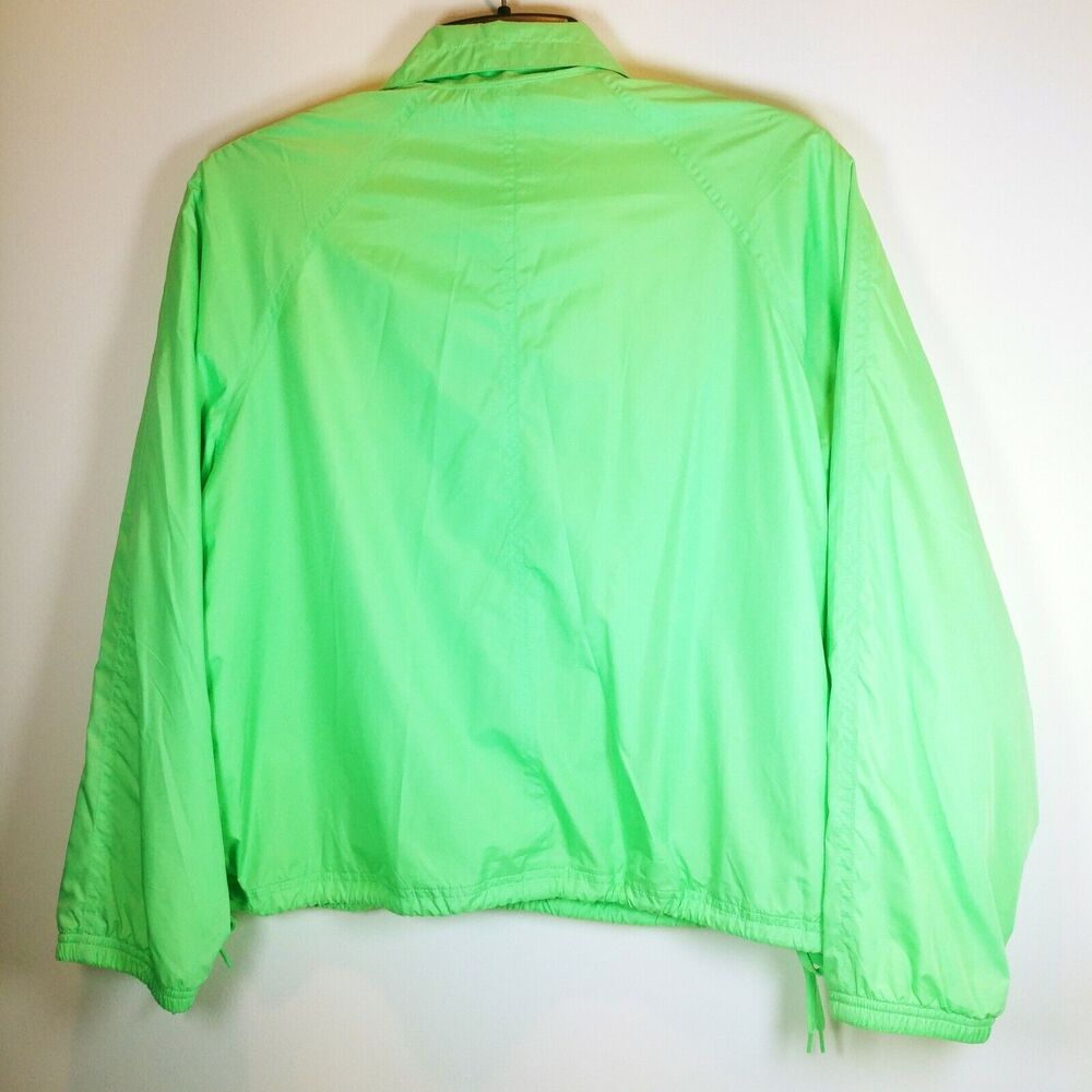 Women OLEG CASSINI 2 Piece Windbreaker and Pants green Yacht Style Vented P L - Picture 5 of 11